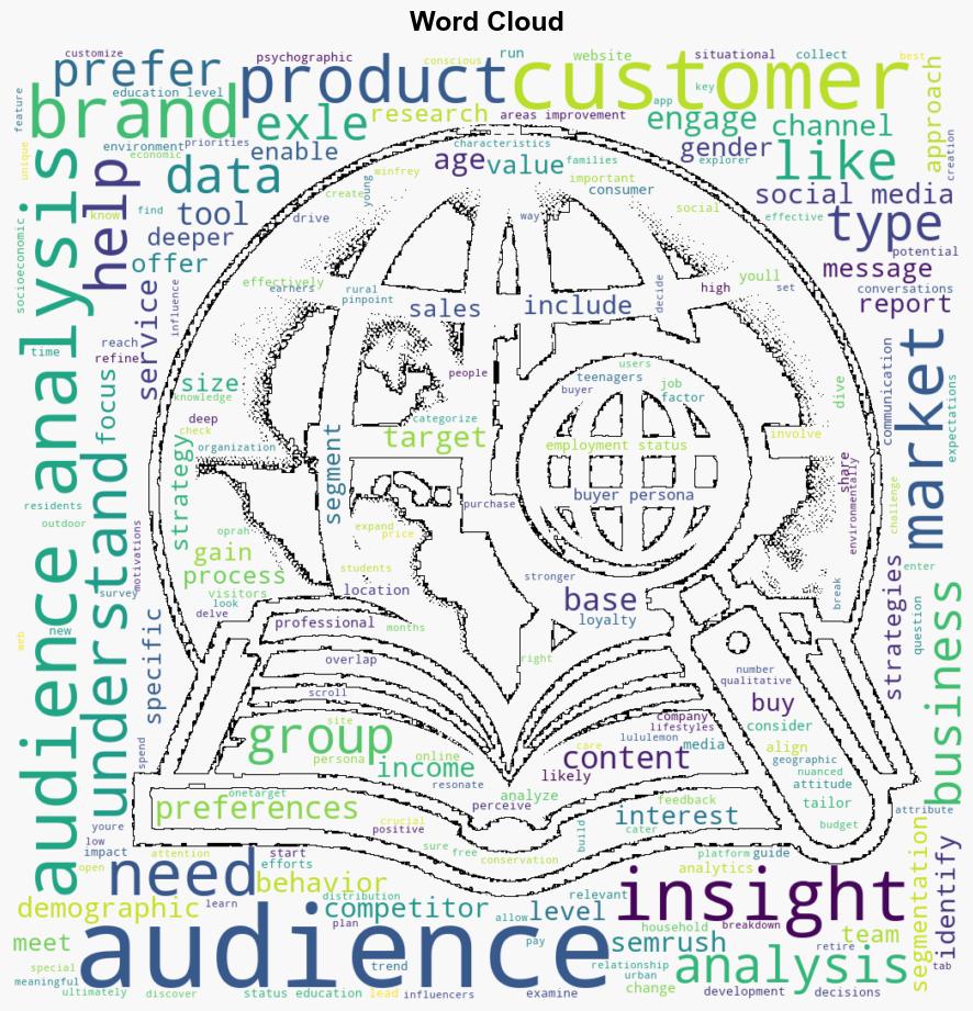 Audience Analysis What It Is And How To Do It - Semrush.com - Image 1