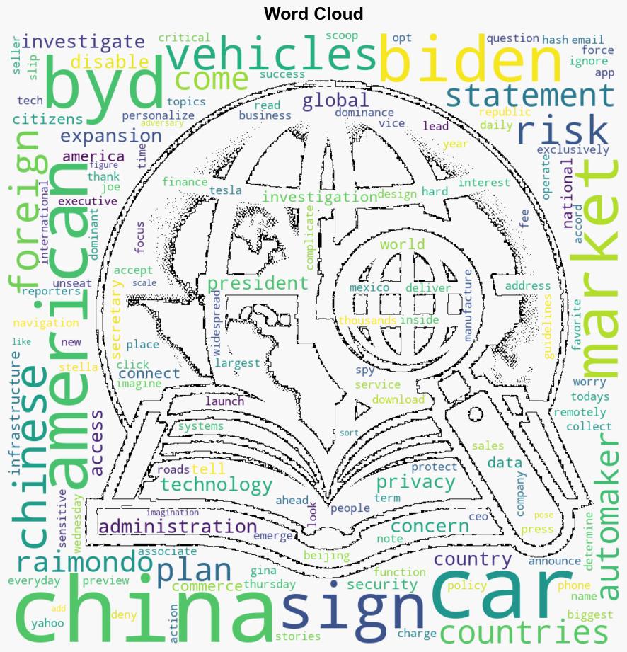 Biden is worried China will use its cars to spy on Americans - Business Insider - Image 1