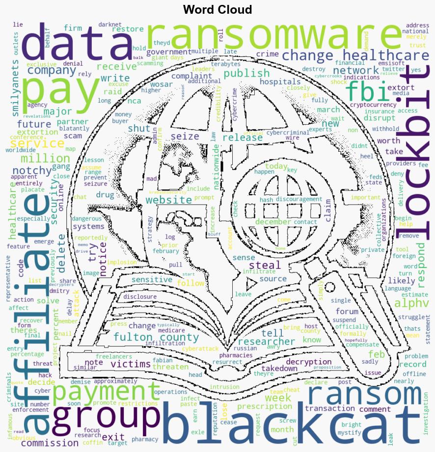 BlackCat Ransomware Group Implodes After Apparent 22M Payment by Change Healthcare - Krebs on Security - Image 1