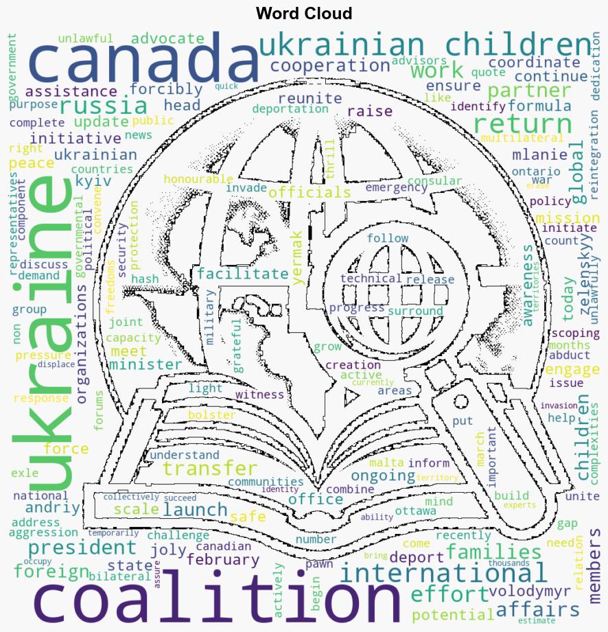 Canada and Ukraine provide update on International Coalition for the Return of Ukrainian Children - Globalsecurity.org - Image 1