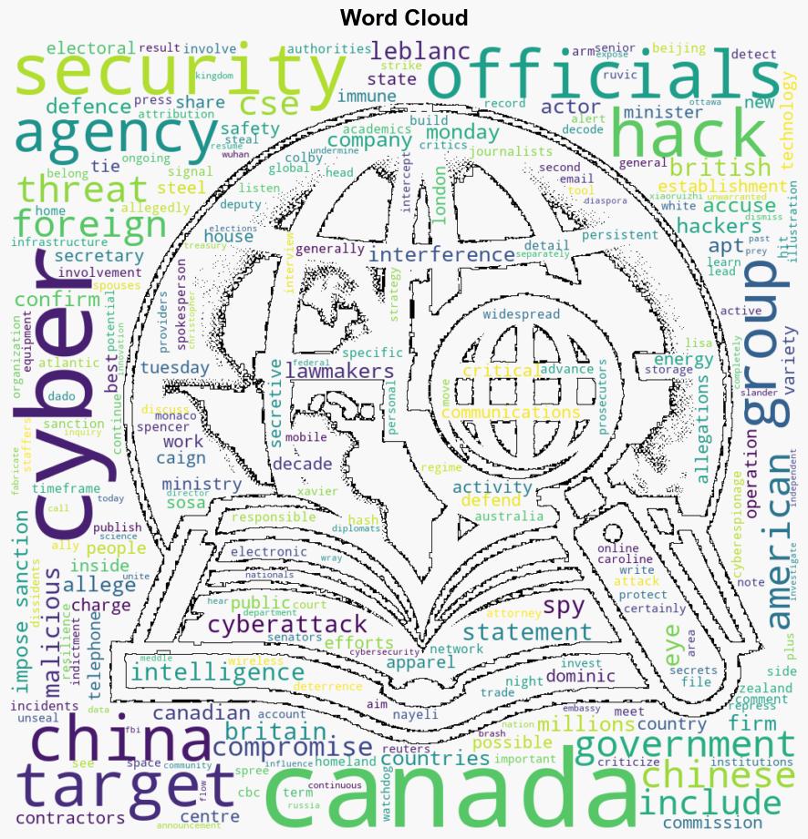 Canada targeted by same Chinese hackers the US UK accuse of cyberespionage that hit millions - CBC News - Image 1