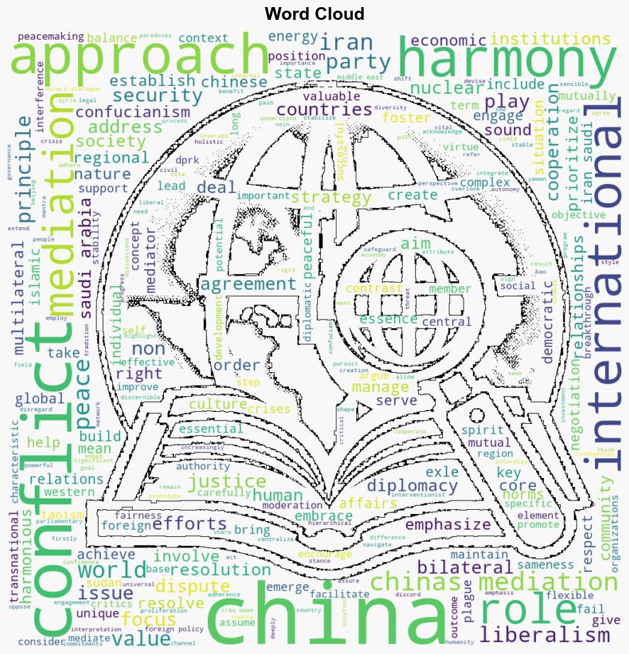 Charting a Pathway to Resolving Conflicts through Harmony and Mediation Chinese Approach to International Conflict Management - Opiniojuris.org - Image 1