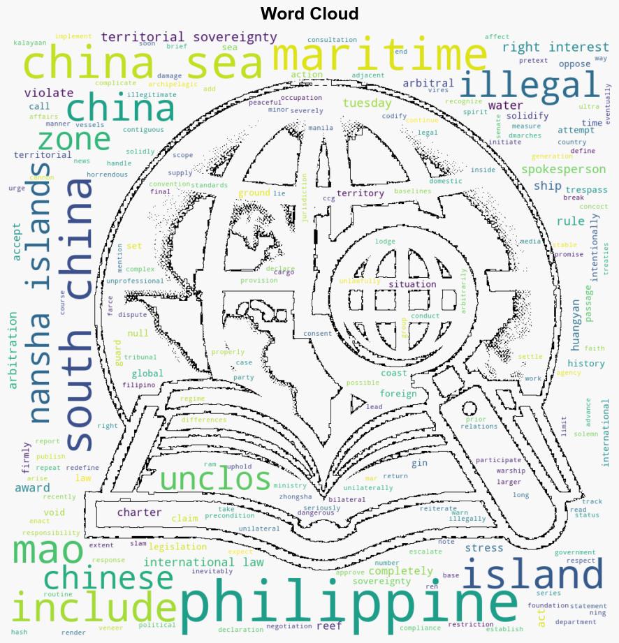 China firmly opposes passage of Philippine maritime bill that solidifies illegal SChina Sea arbitral ruling - Globalsecurity.org - Image 1