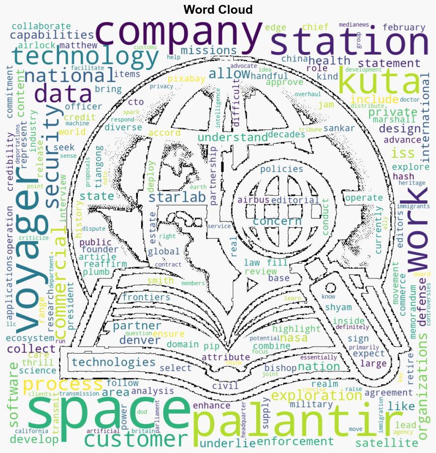 Coloradobased companies Voyager Space Palantir join forces on national security work in space - Phys.Org - Image 1