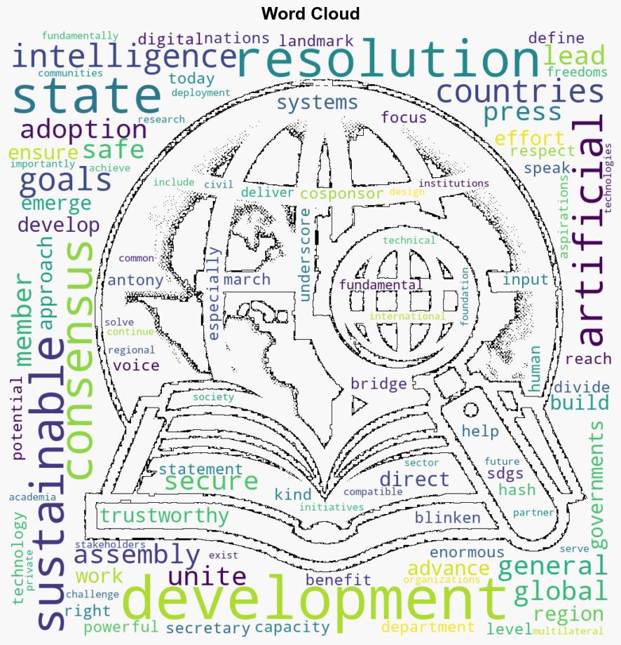 Consensus Adoption of USLed Resolution on Artificial Intelligence by the United Nations General Assembly - Globalsecurity.org - Image 1