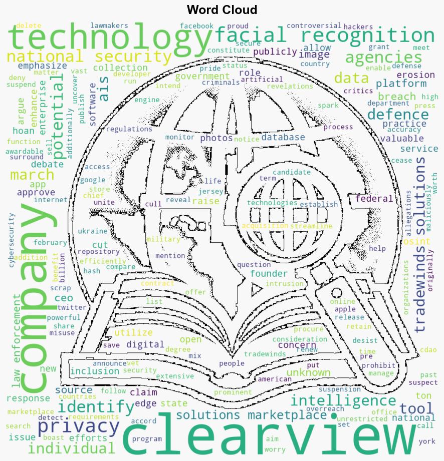 Controversial Clearview AI Added to US Governments Tech Marketplace - HackRead - Image 1