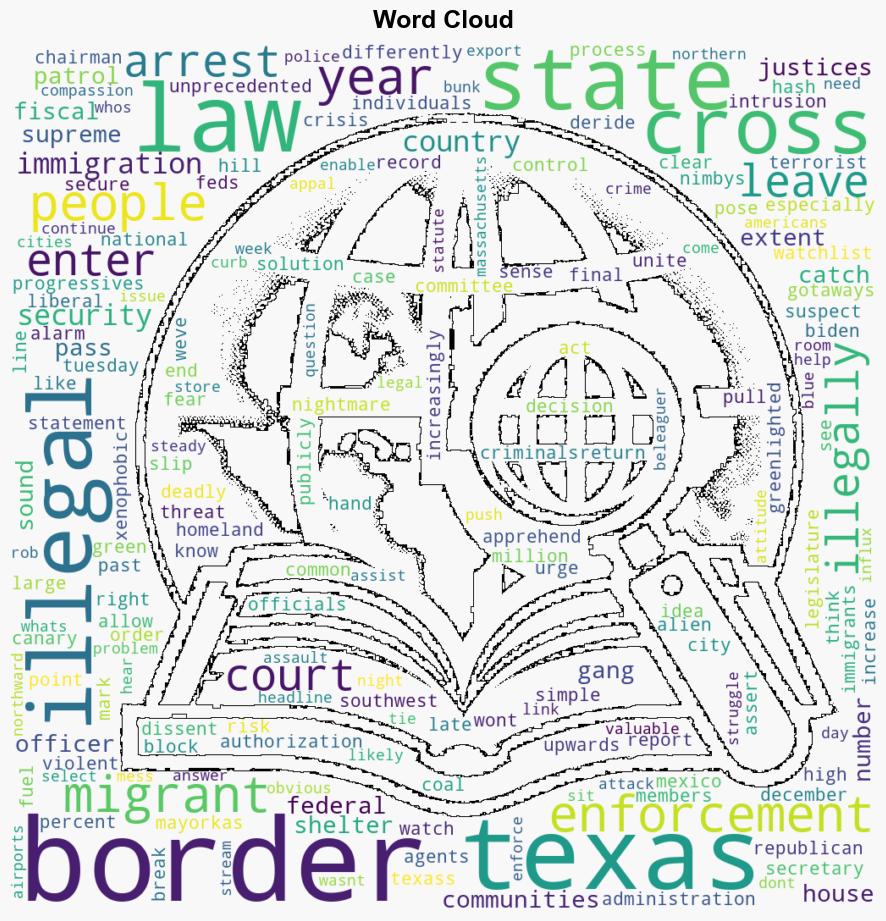 Editorial Texas has right idea in arresting illegal border crossers - Boston Herald - Image 1