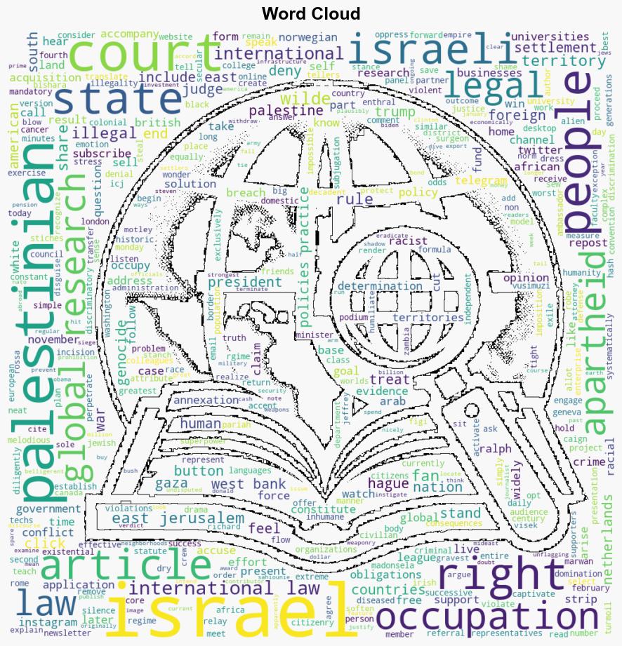 Is the Israeli occupation of the Gaza strip the West Bank and East Jerusalem legal under international law A Palestinian Legal Masterpiece by Dr Ralph Wilde at the ICJ - Globalresearch.ca - Image 1