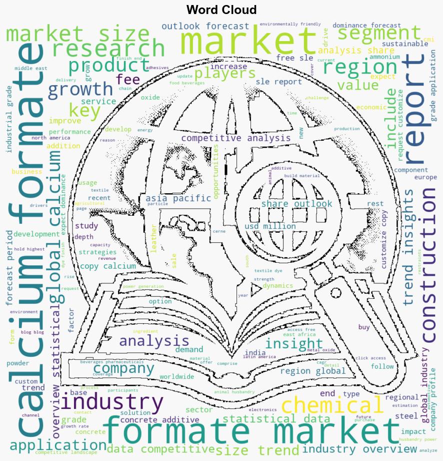 Latest Global Calcium Formate Market SizeShare Worth USD 12705 Million by 2032 at a 56 CAGR Custom Market Insights Analysis Outlook Leaders Report Trends Forecast Segmentation Growth Growth Rate Value - GlobeNewswire - Image 1