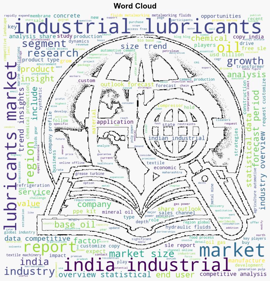 Latest India Industrial Lubricants Market SizeShare Worth USD 36 Billion by 2032 at a 571 CAGR Custom Market Insights Analysis Outlook Leaders Report Trends Forecast Segmentation Growth Growth Rate Value - GlobeNewswire - Image 1