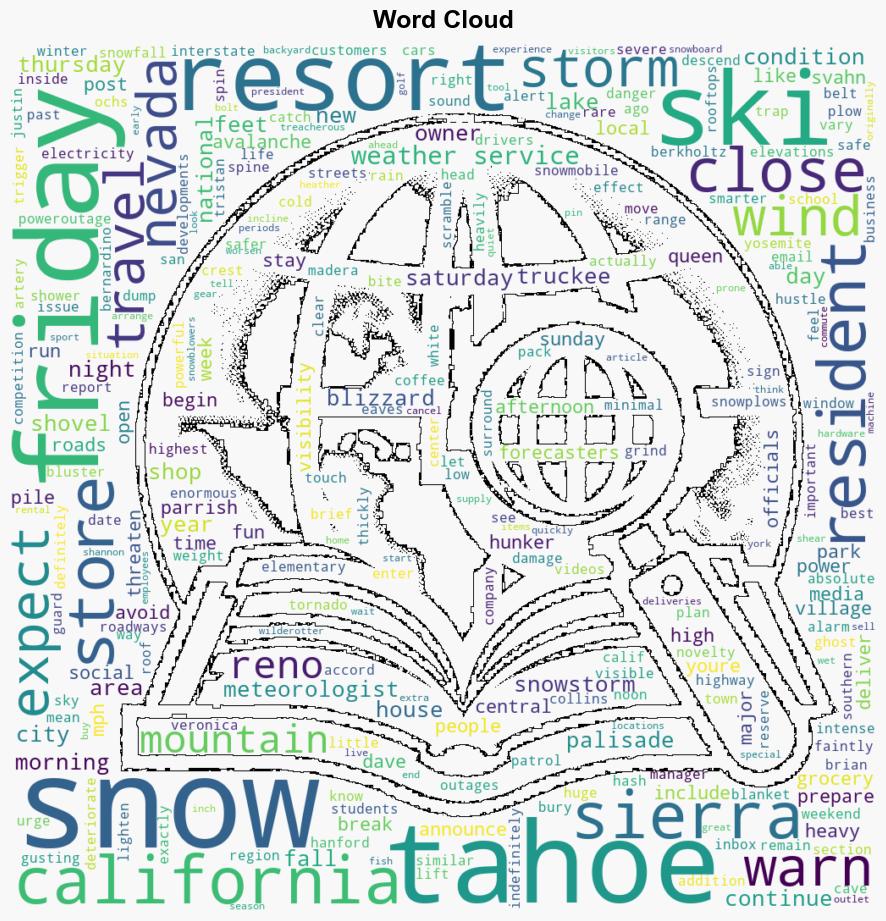 Major Snowstorm Descends Over Mountains Around Lake Tahoe - The Boston Globe - Image 1