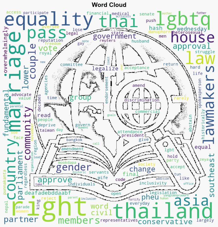 Marriage equality bill overwhelmingly passes Thai lower house - CBC News - Image 1