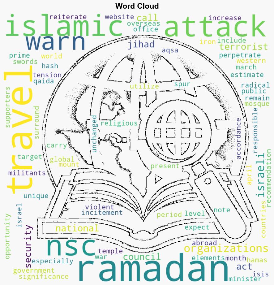 National Security Council Ramadan Travel Warning - Globalsecurity.org - Image 1