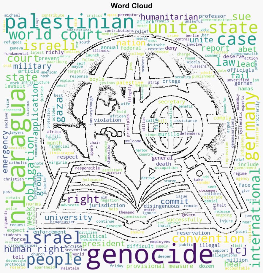 Nicaragua Hits Germany With ICJ Case for Aiding Israel in Gaza Genocide - Common Dreams - Image 1