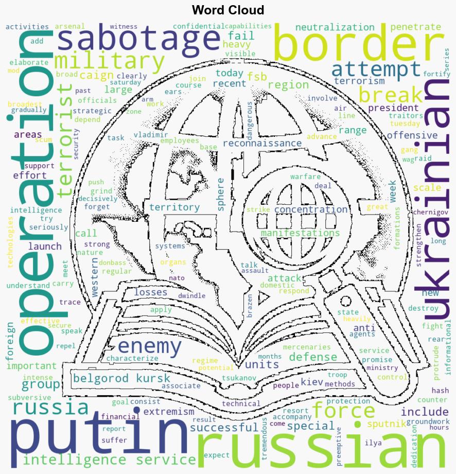 Putin All Attempts by Ukrainian Sabotage Groups to Break Through Russian Border Have Failed - Globalsecurity.org - Image 1