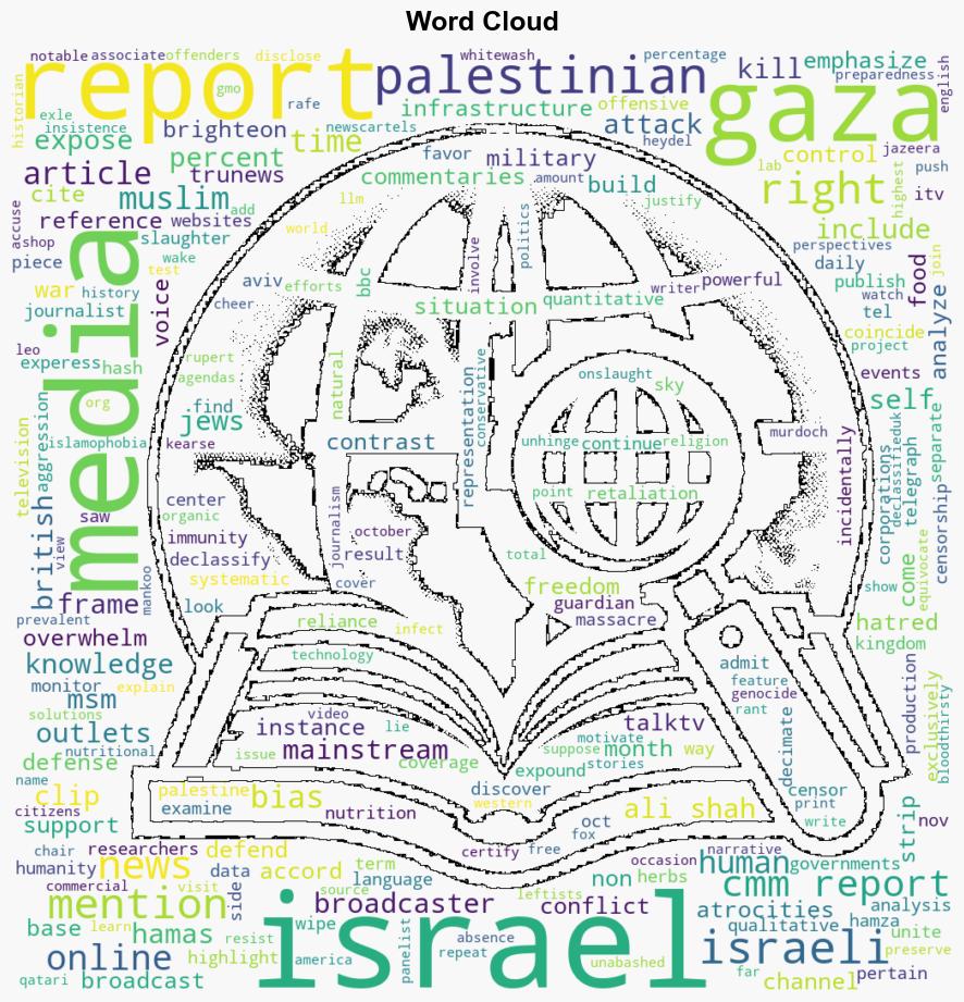 Report finds overwhelming PROISRAEL BIAS in British media outlets when it comes to Gaza reporting - Naturalnews.com - Image 1