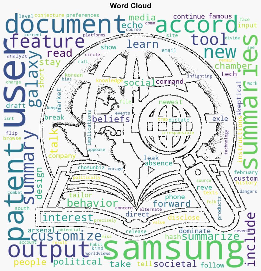 Samsung AI will generate customized summaries patent reveals - Android Headlines - Image 1