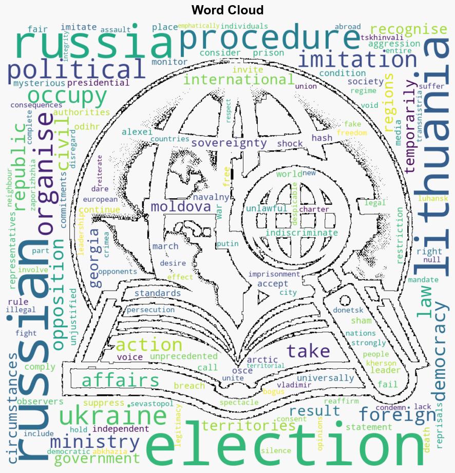 Statement by the Ministry of Foreign Affairs on the imitation of elections in Russia - Globalsecurity.org - Image 1