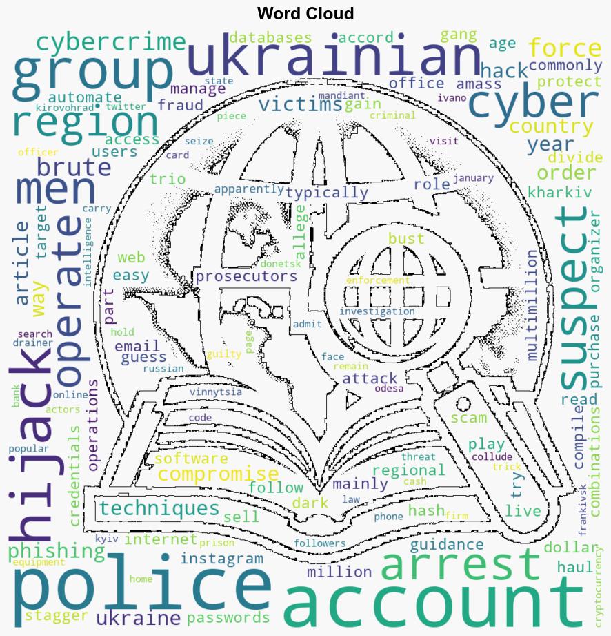 Ukrainian Police Arrest Suspected BruteForce Account Hijackers - Infosecurity Magazine - Image 1