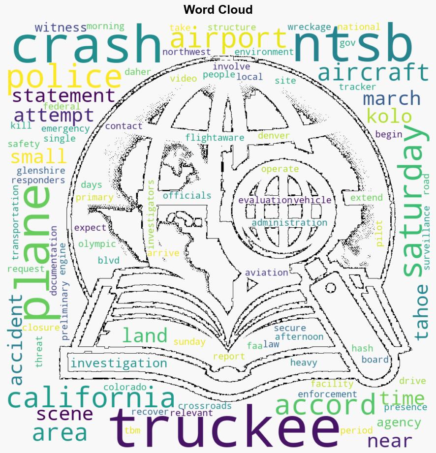 2 dead as singleengine plane crashes in Truckee California - ABC News - Image 1