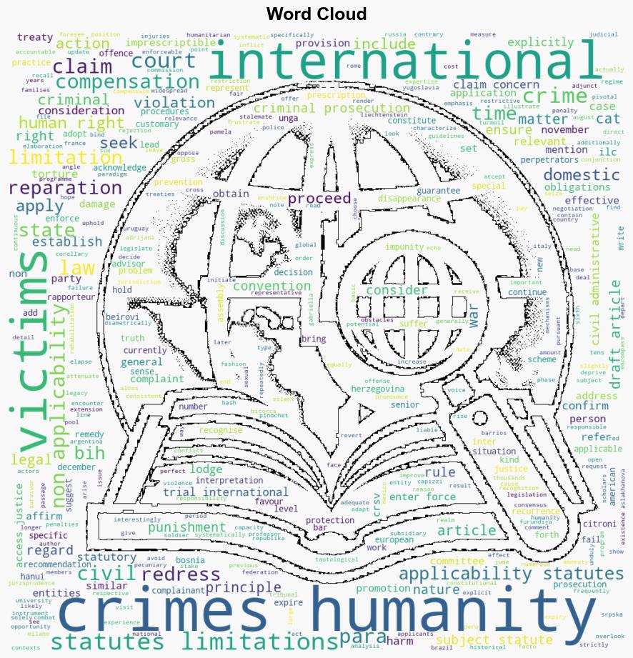 About Time Statutory Limitations and Crimes against Humanity - Opiniojuris.org - Image 1
