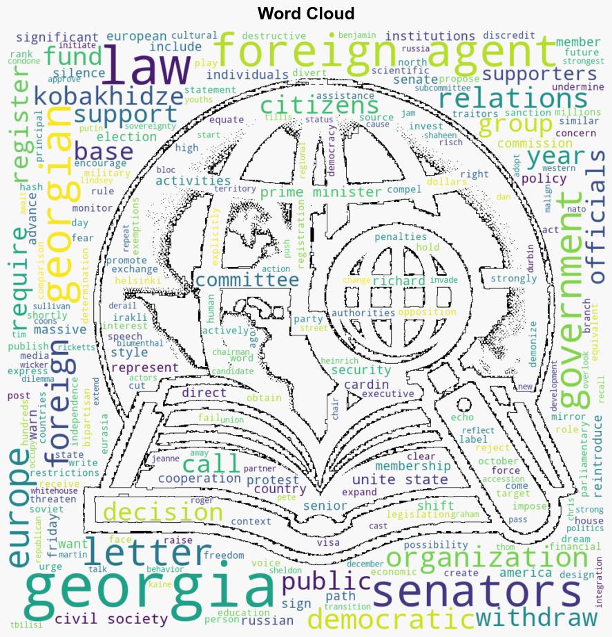 Bipartisan group of US senators warns Georgia over foreign agent law - VOA News - Image 1