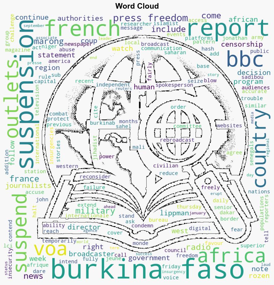 Burkina Faso Suspends VOA BBCAfrica Broadcasts - VOA News - Image 1