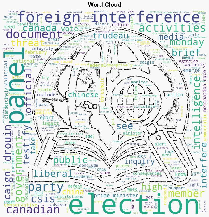 CSIS prepped PMO briefing note on election meddling by China - National Observer - Image 1