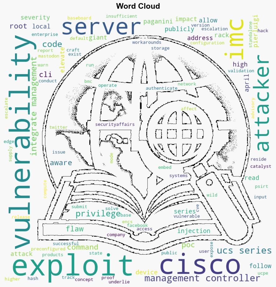 Cisco warns of a command injection escalation flaw in its IMC PoC publicly available - Securityaffairs.com - Image 1