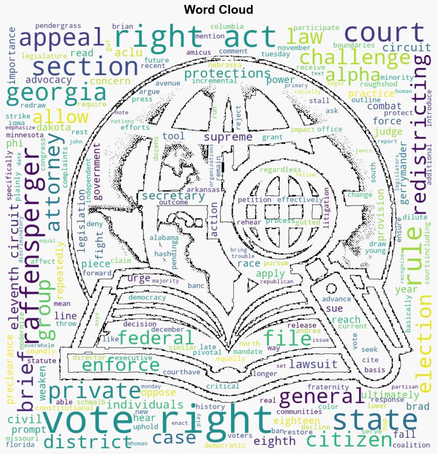 Eighteen states and DC file amicus brief opposing Raffensperger voting rights appeal - Savannah Morning News - Image 1