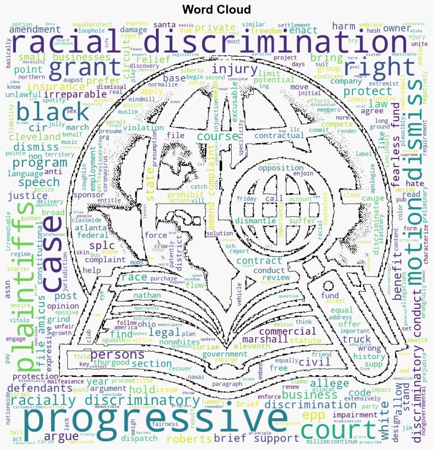 Equal Protection Project Files Brief Opposing Progressive Insurance BlacksOnly Grant Program - Legalinsurrection.com - Image 1