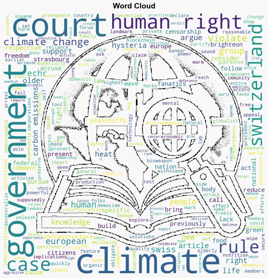 European court rules that Switzerland violated human rights by not acting quickly enough to fight climate change - Naturalnews.com - Image 1