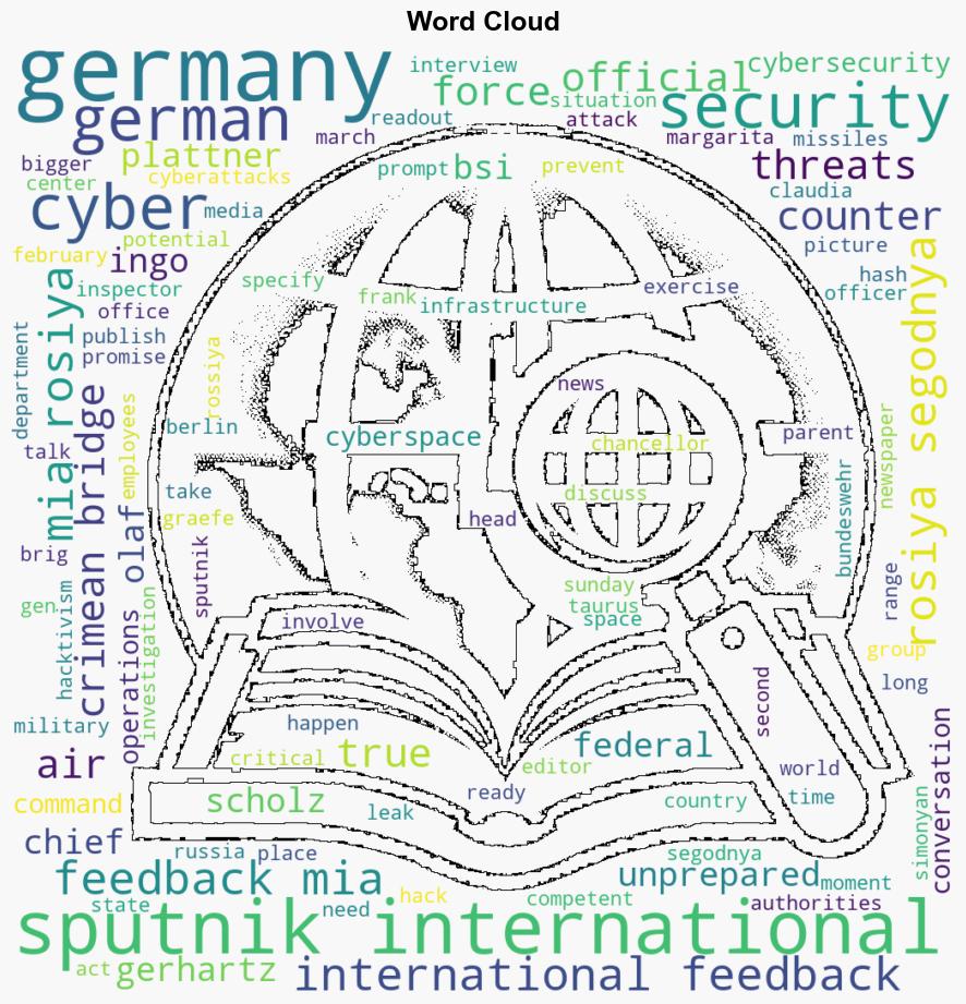 Germany Unprepared to Counter Cyber Security Threats Official - Sputnikglobe.com - Image 1