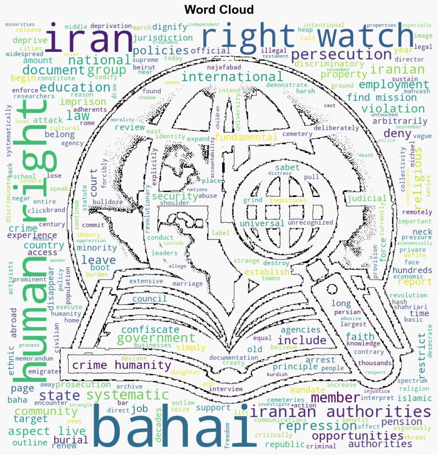 Iran Persecution of Bahais - Human Rights Watch - Image 1