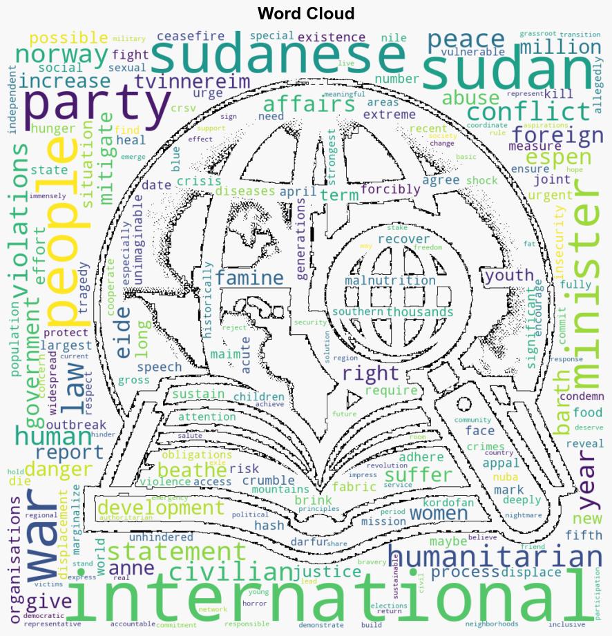 Joint statement on one year of war in Sudan - Globalsecurity.org - Image 1