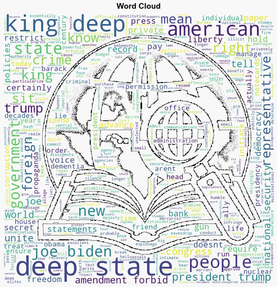 King Deep State Sits on a Stolen Throne - Americanthinker.com - Image 1