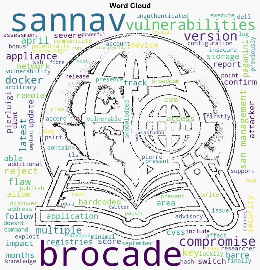 Multiple Brocade SANnav SAN Management SW flaws allow device compromise - Securityaffairs.com - Image 1