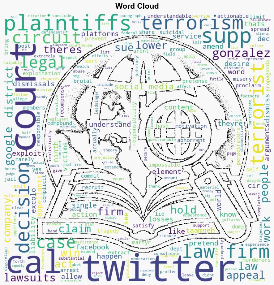 Ninth Circuit Dumps Three More Sue Twitter Because Terrorism Lawsuits - Techdirt - Image 1