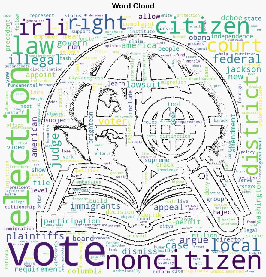 Obamaappointed judge dismisses lawsuit against DCs noncitizen local election participation law which allows illegals to vote and run for office - Naturalnews.com - Image 1