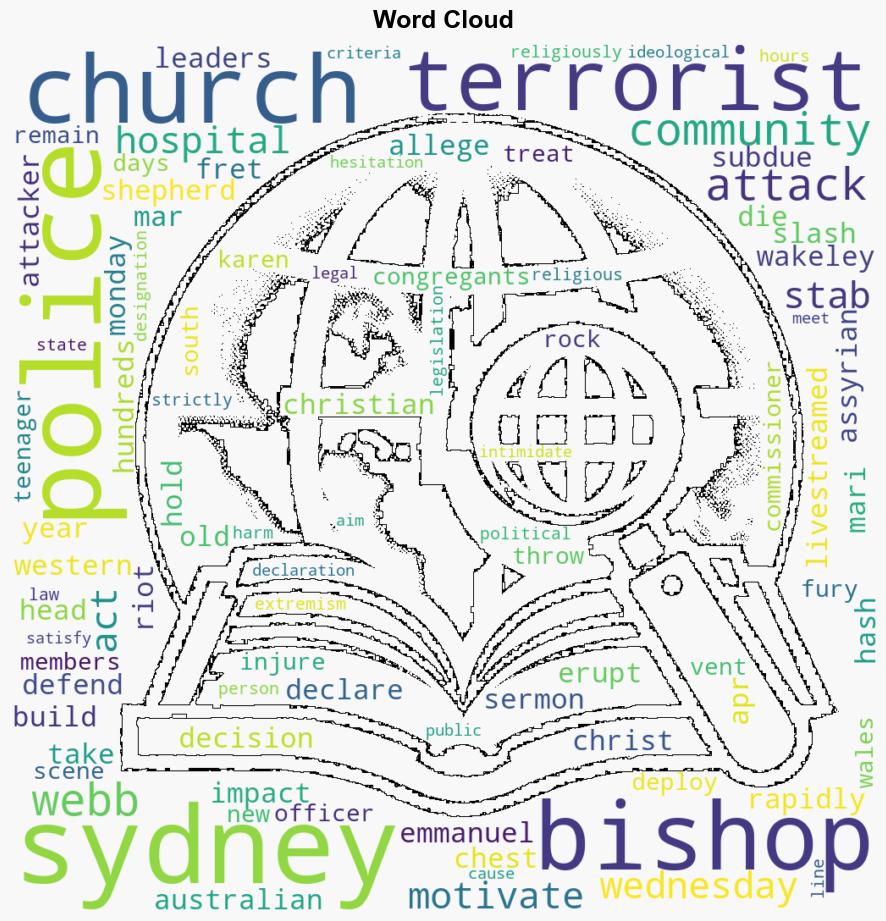 Police defend saying Sydney church stabbing was terrorism - CNA - Image 1