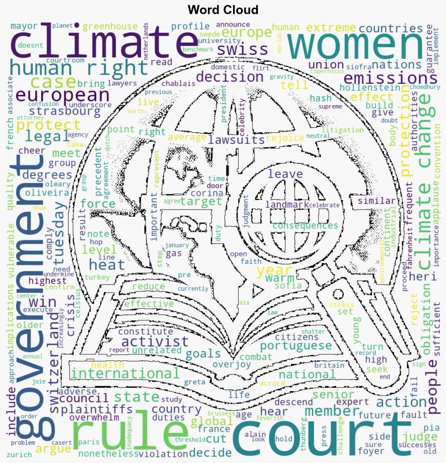 Top European Court Hands Swiss Women Landmark Climate Win - Time - Image 1