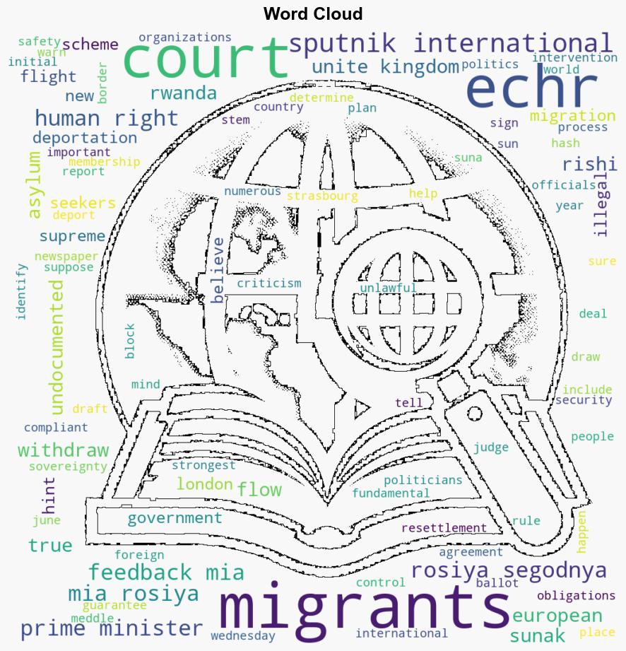 UKs Prime Minister Hints London Could Withdraw From ECHR to Stop Flow of Migrants - Sputnikglobe.com - Image 1