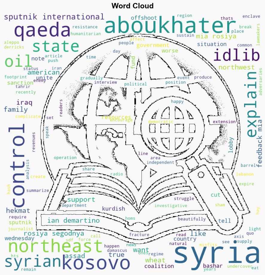 US Wants Another Kosovo In Syrias Northwest Keep Control of Oil Wheat in Northeast - Sputnikglobe.com - Image 1