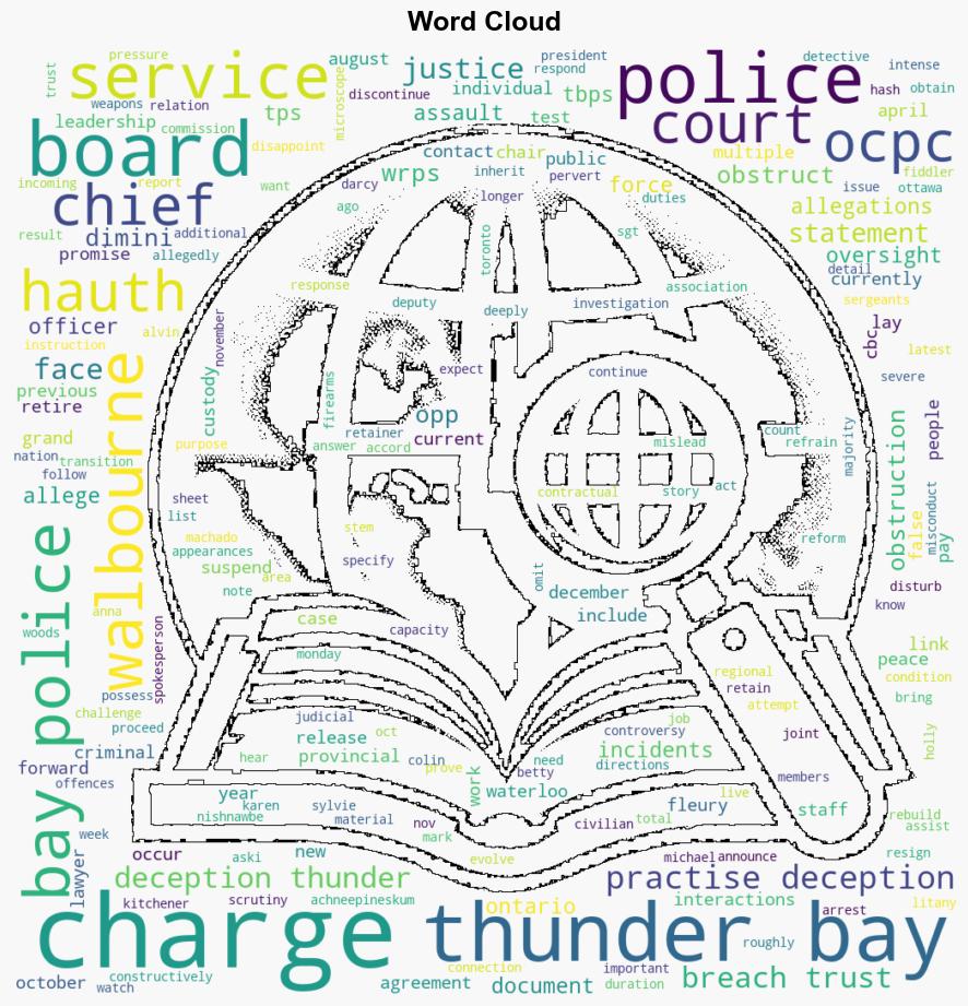 What you need to know about criminal charges linked to Thunder Bay Ont police - CBC News - Image 1