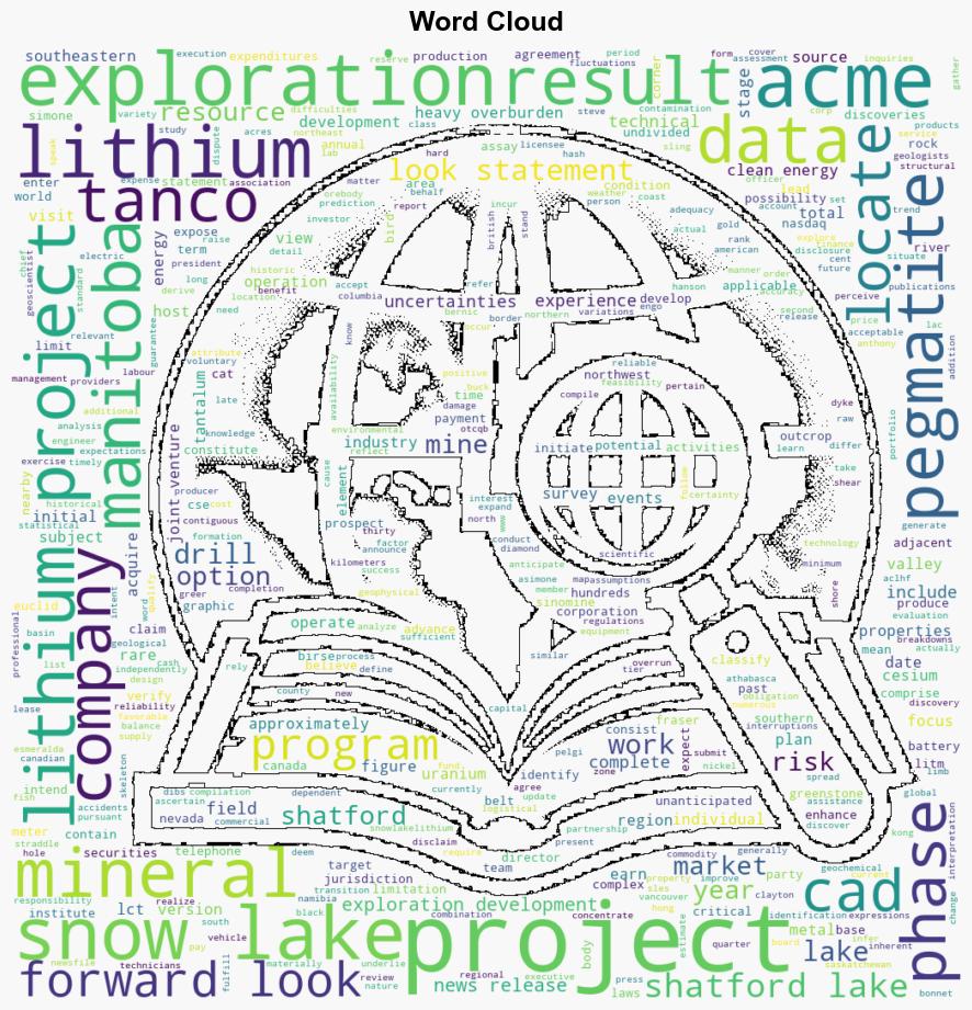 ACME Lithium and Snow Lake Initiate Exploration Program at Shatford Lake Manitoba Lithium Project - Marketscreener.com - Image 1
