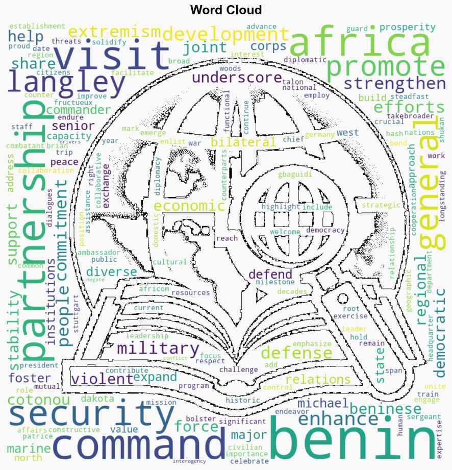AFRICOM Commander Visits Benin to Strengthen Bilateral Security Partnership - Globalsecurity.org - Image 1