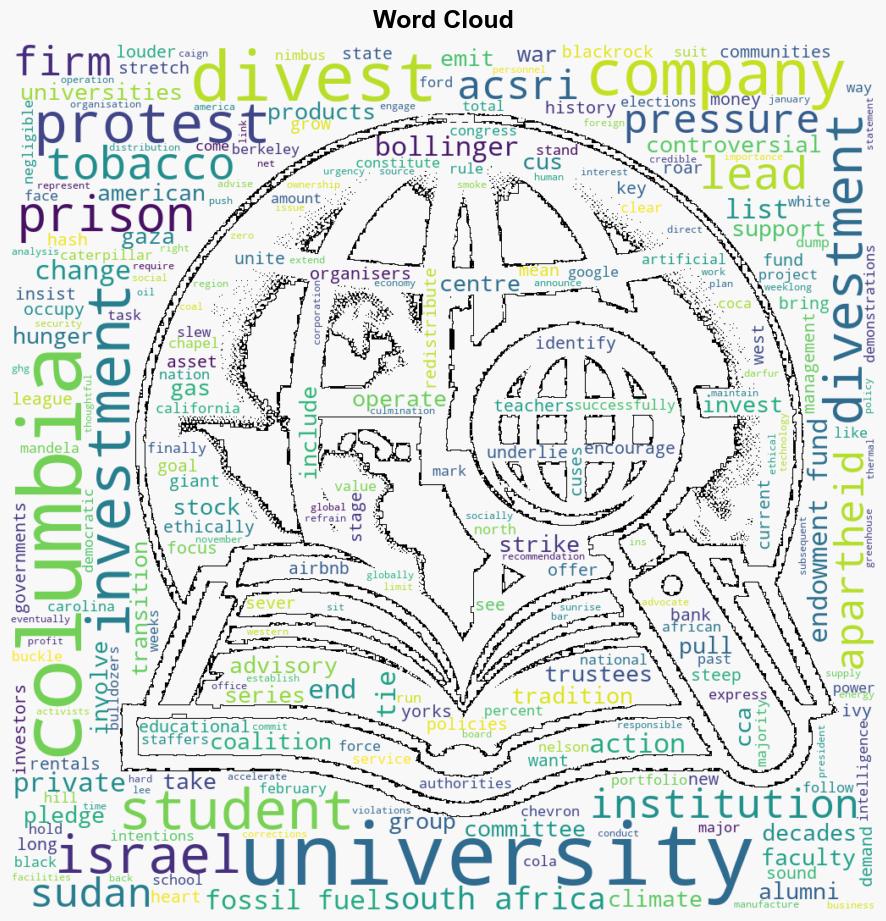 Apartheid to fossil fuels Columbias history of divestment before Gaza - Al Jazeera English - Image 1