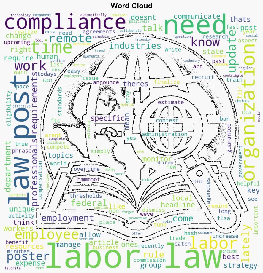 Bookmark This Labor and Employment Law Postings Edition - Hrbartender.com - Image 1