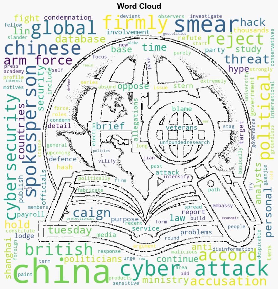 China refutes the UKs smear of its involvement in cyber attack - Globalsecurity.org - Image 1