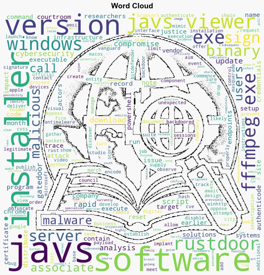 Courtroom Software Backdoored to Deliver RustDoor Malware in Supply Chain Attack - Internet - Image 1